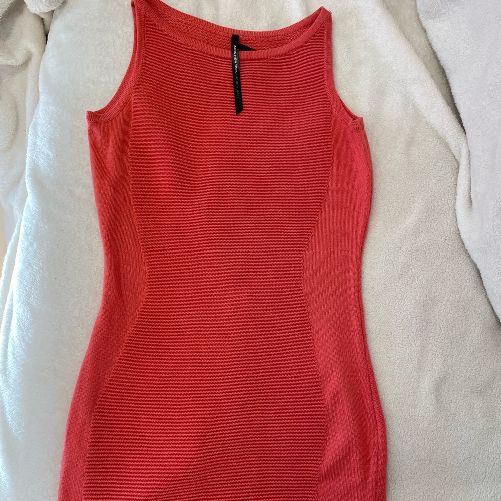 Coral dress by Marc new york Andrew Marc